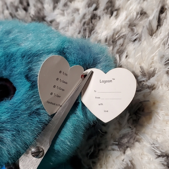 Ty Classic Large Lagoon Bear - Picture 9 of 12